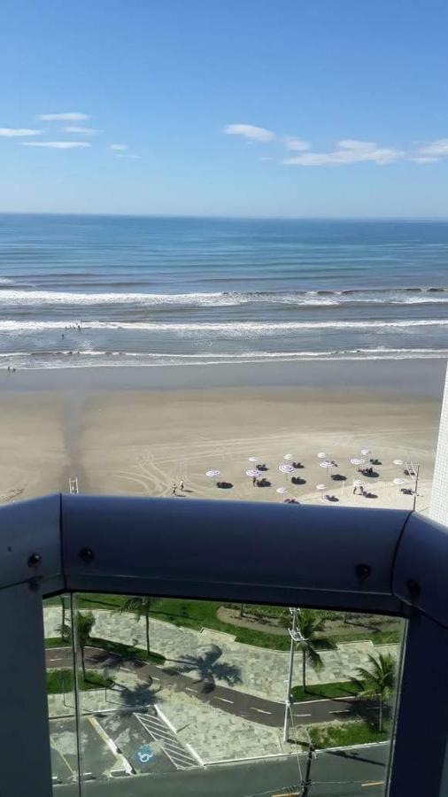Belo apartamento com vistas para o mar - Pé na areia - Churrasqueira na varanda Praia Grande  Exterior foto